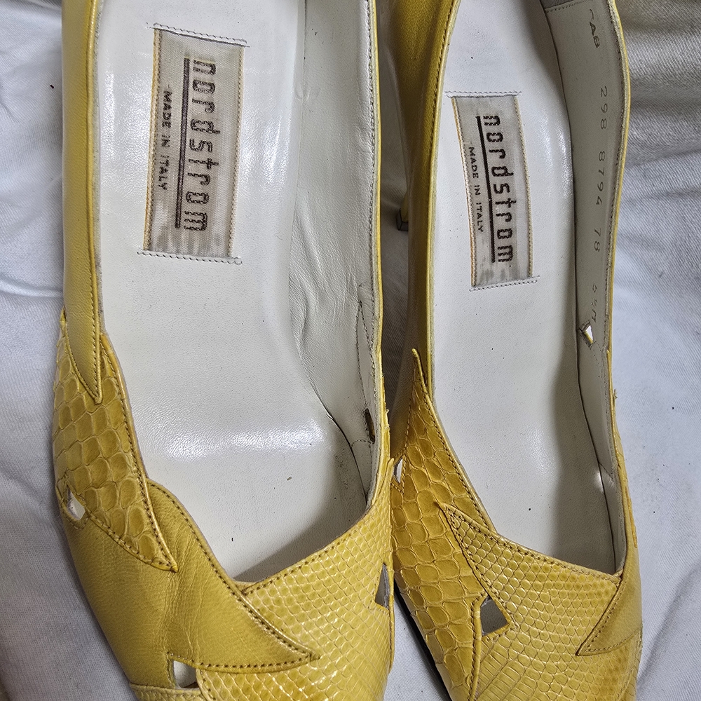 Nordstrom Vibrant Yellow Heels